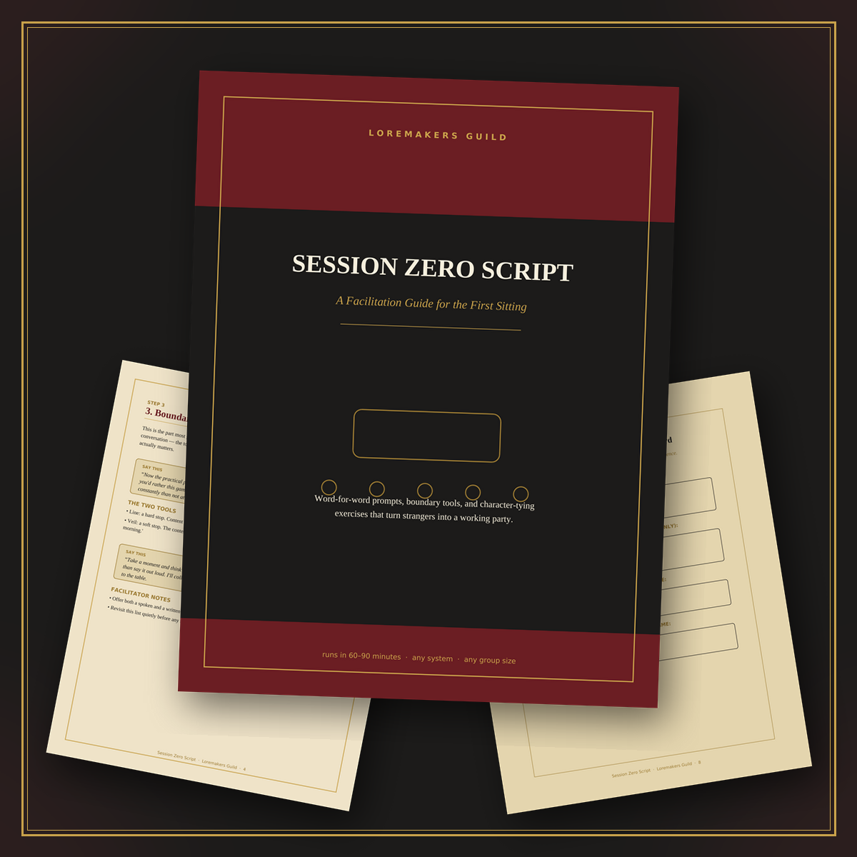 Session Zero Script — First Session Guide